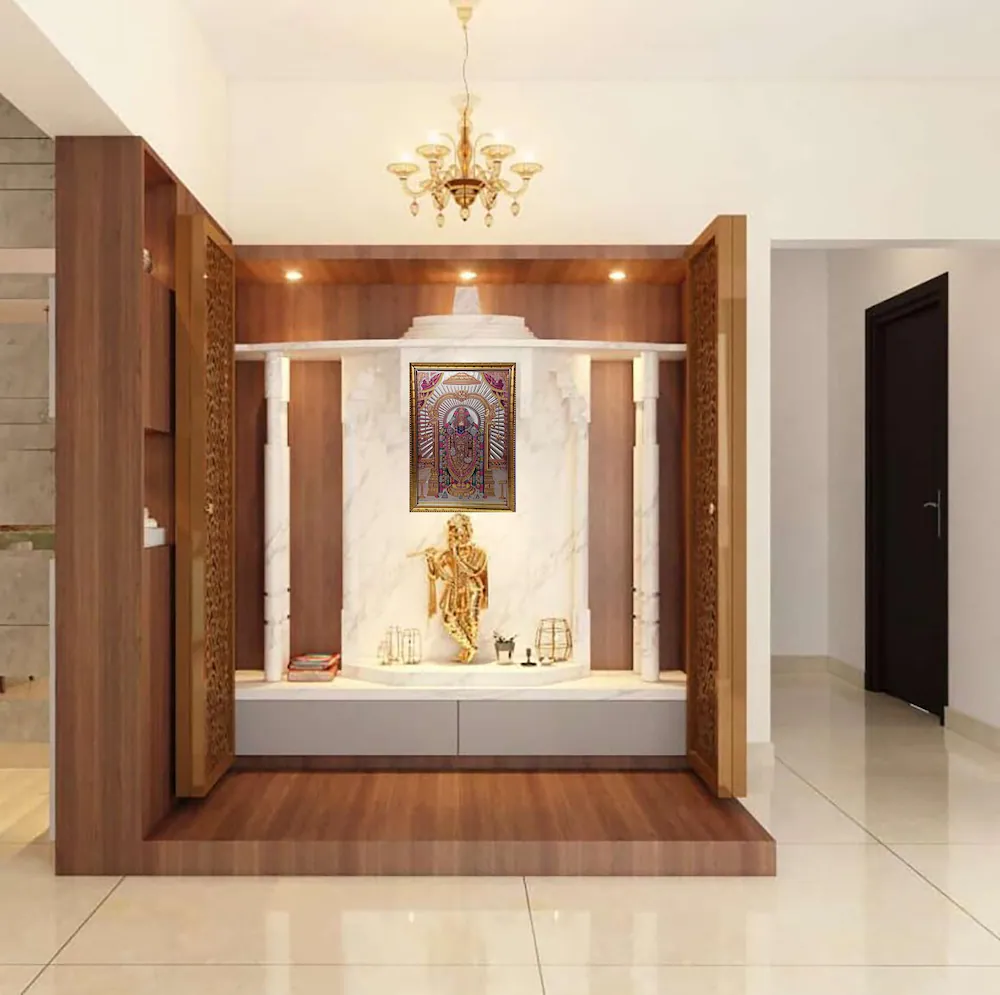 gugan s lord tirupati balaji engineered wood religious photo frame for pooja color gold 13x9 inches lord venkateswara swamy wall painting frame for worship pooja room mandir temple product images